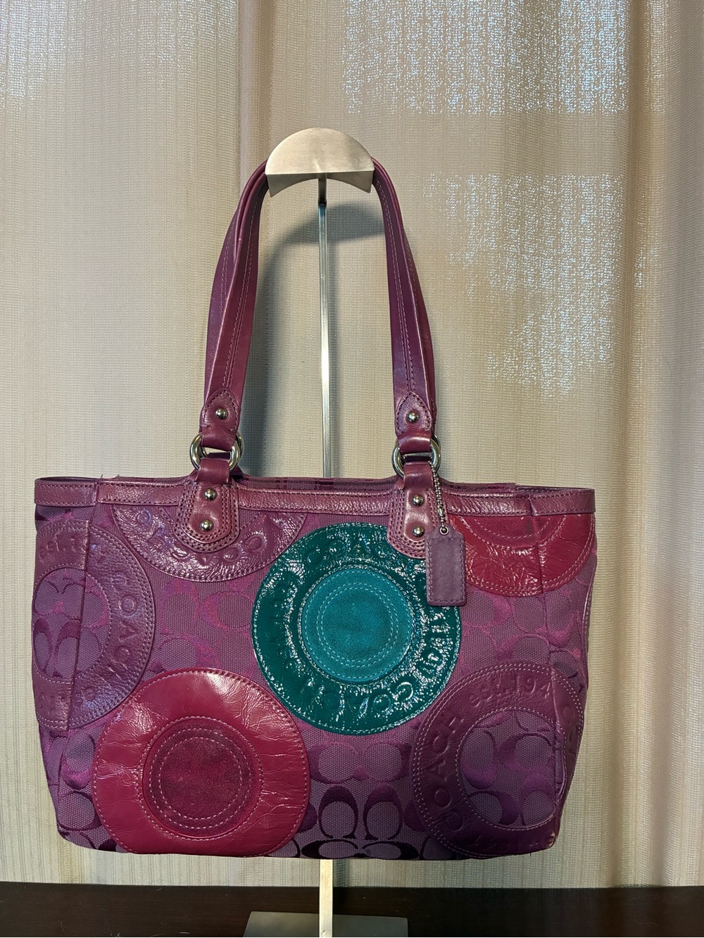 Coach Signature Patchwork Tote